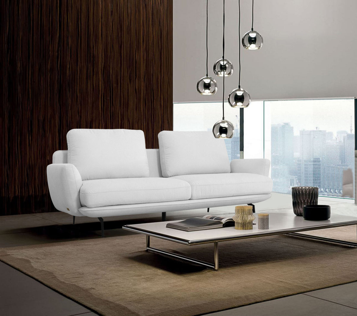 Dolly Modern - Off White Fabric Sofa by VIG Furniture - View 2