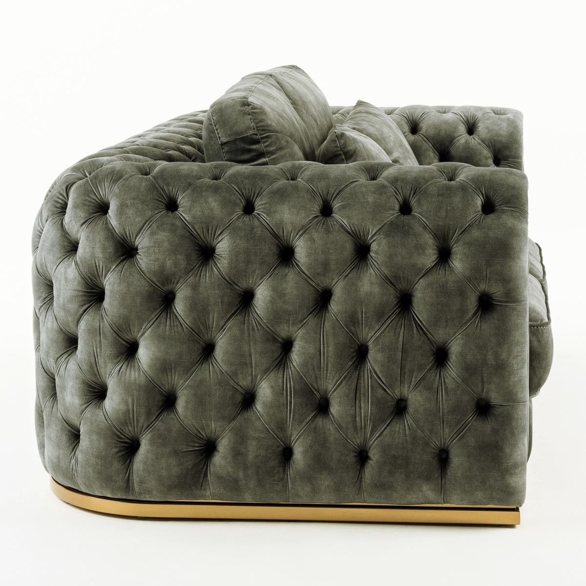 Dosie - Transitional Grey Velvet Loveseat by VIG Furniture - View 3