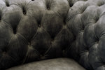 Dosie - Transitional Grey Velvet Chair by VIG Furniture - View 3