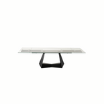 Maroney - Modern Black and Glass Extendable 70.5"/106" Dining Table by VIG Furniture - View 6