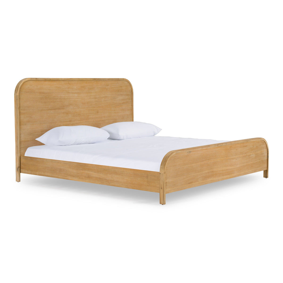 Dresden - Modern Natural Acacia Bed by VIG Furniture - View 2