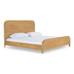 Queen Dresden - Modern Natural Acacia 1-Drawer Nightstand Bedroom Set