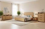 Dresden - Modern Natural Acacia Bed by VIG Furniture - View 11