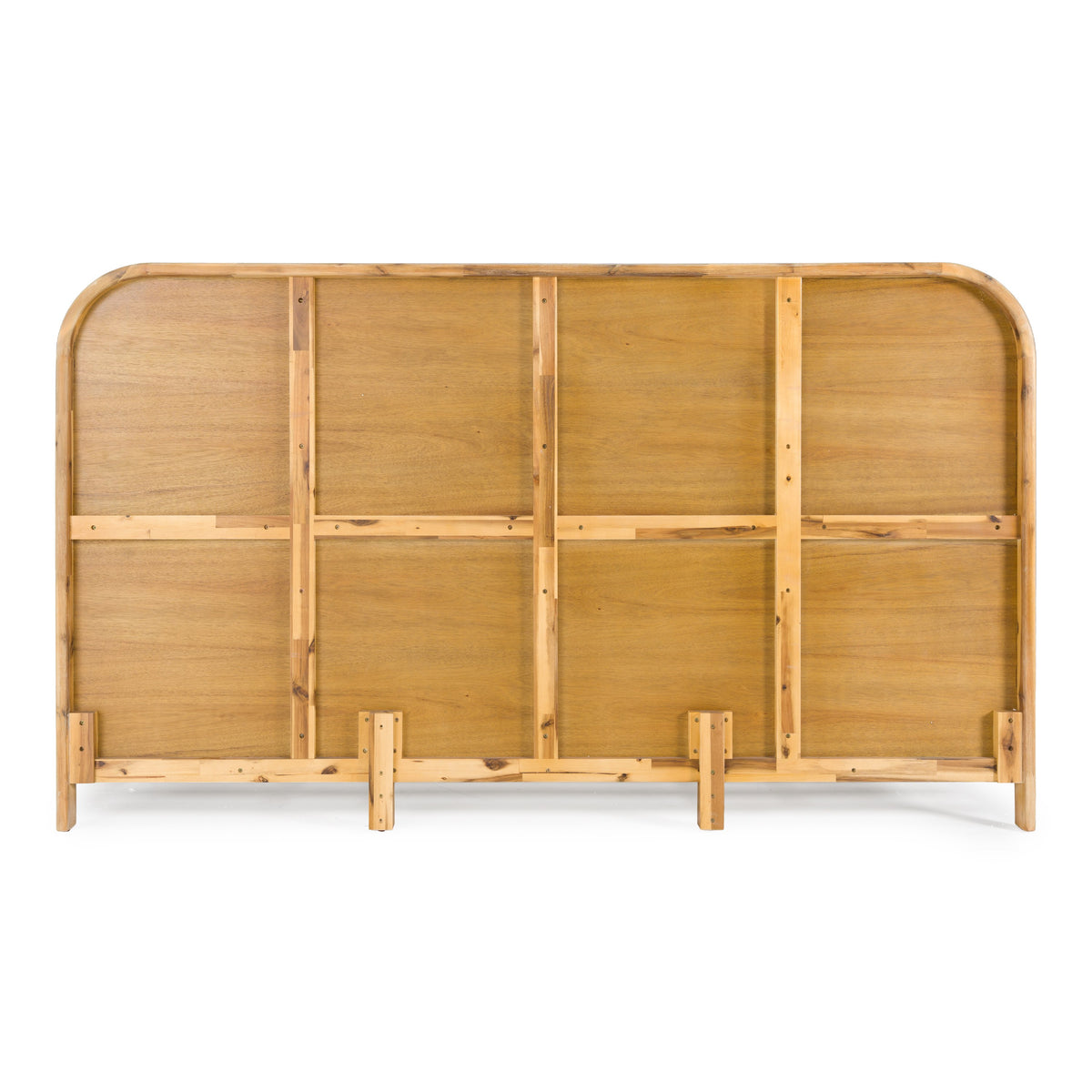 Dresden - Modern Natural Acacia Bed by VIG Furniture - View 4