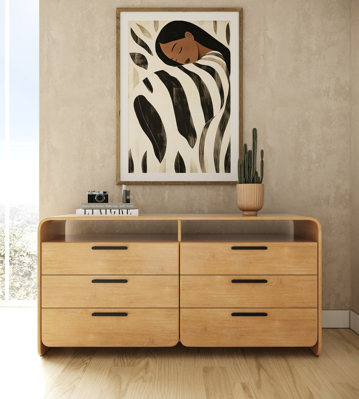 Dresden - Modern Natural Acacia Dresser by VIG Furniture - View 8
