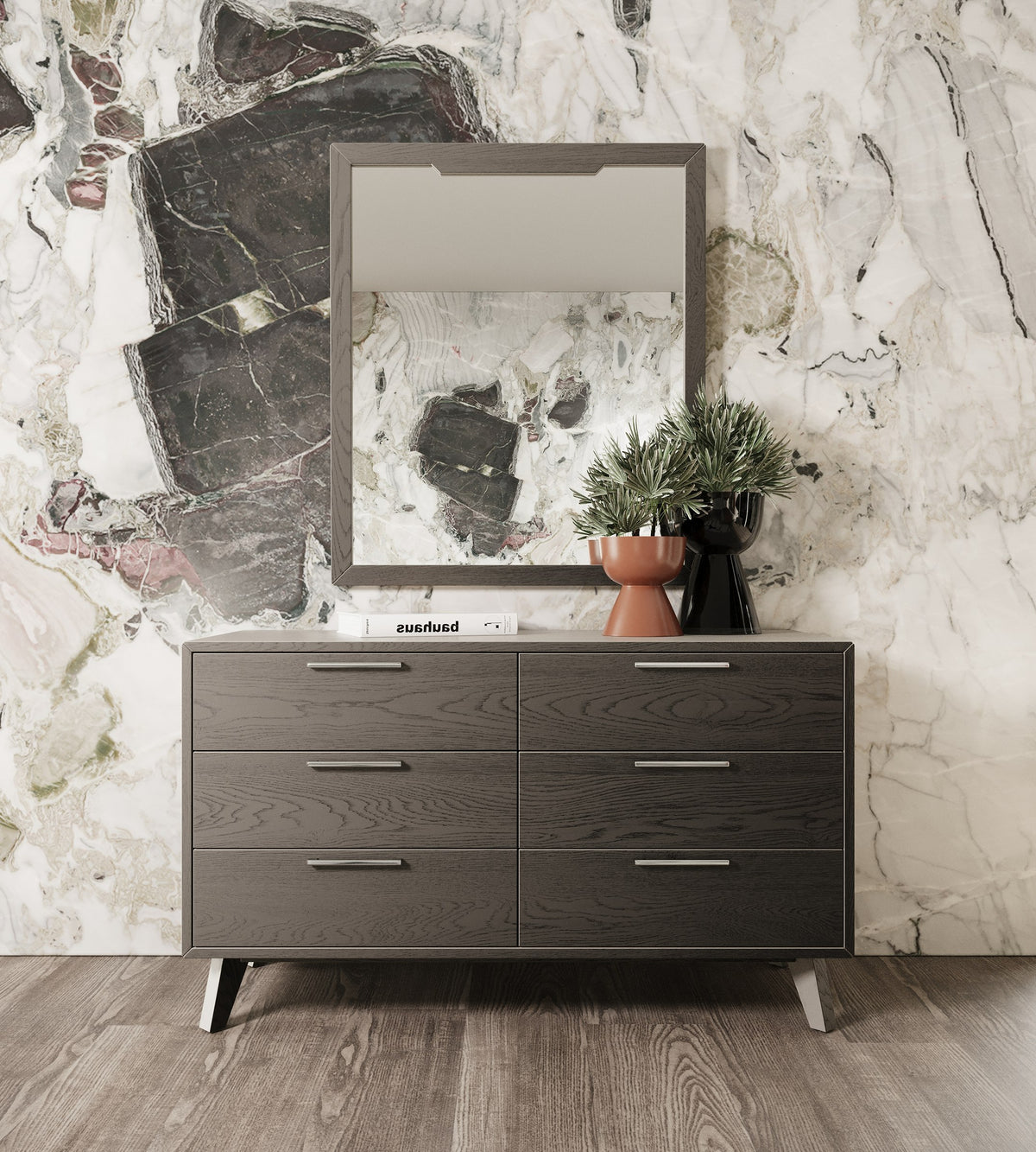 Soria Modern Grey Wash Dresser by VIG Furniture - View 3