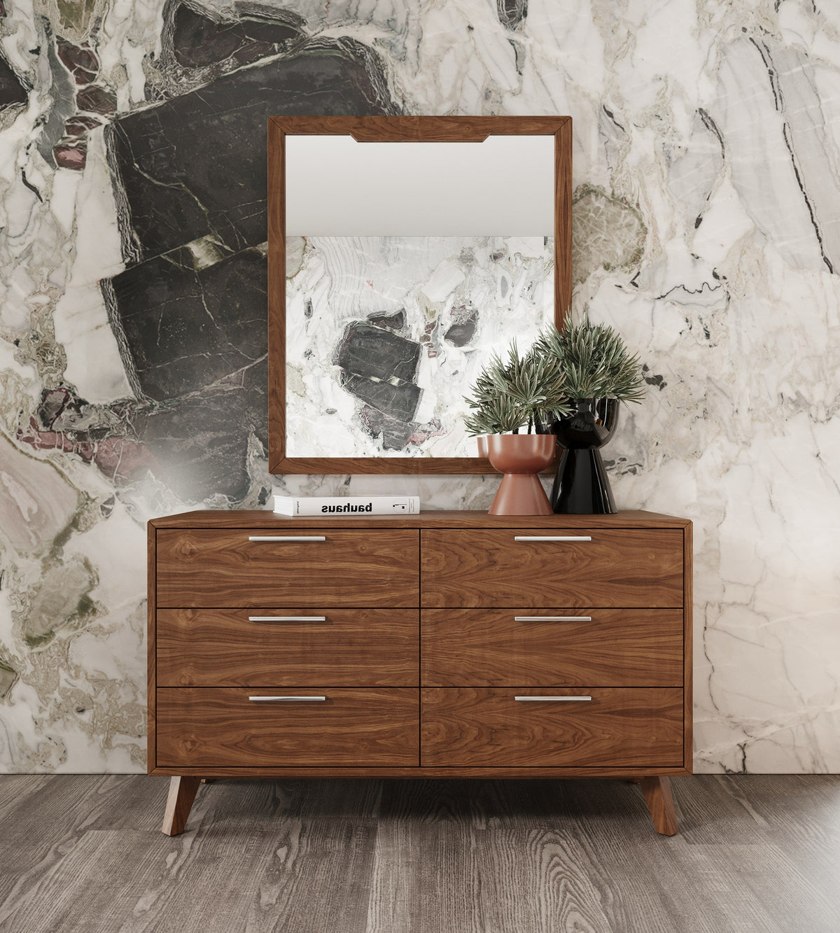 Soria Mid-Century Walnut Dresser by VIG Furniture - View 3