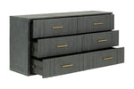Manchester- Contemporary Dark Grey Dresser by VIG Furniture - View 2