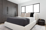 Liam - Modern Ivory Fabric Upholstered Bed by VIG Furniture - View 12