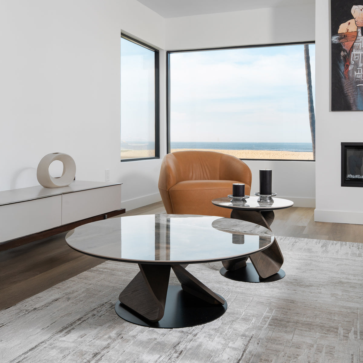 Schiff - Modern Marbled Ceramic Coffee Table Set by VIG Furniture - View 11