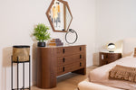 Chelton - Contemporary White Ceramic & Walnut Dresser by VIG Furniture - View 2