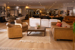 Danson - Modern Tan Leather + Wicker Sofa by VIG Furniture - View 3