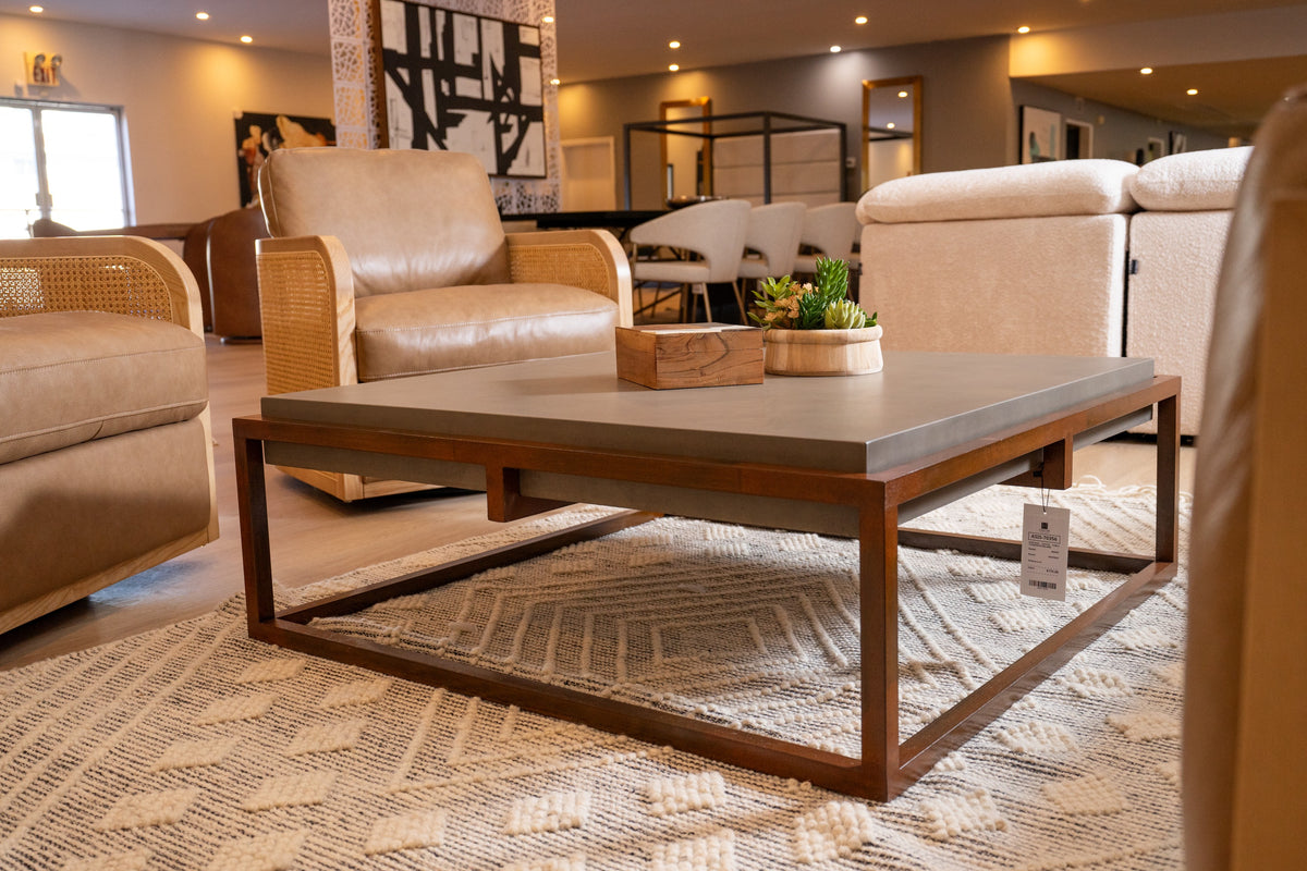 Shepard Modern Concrete Coffee Table by VIG Furniture - View 2