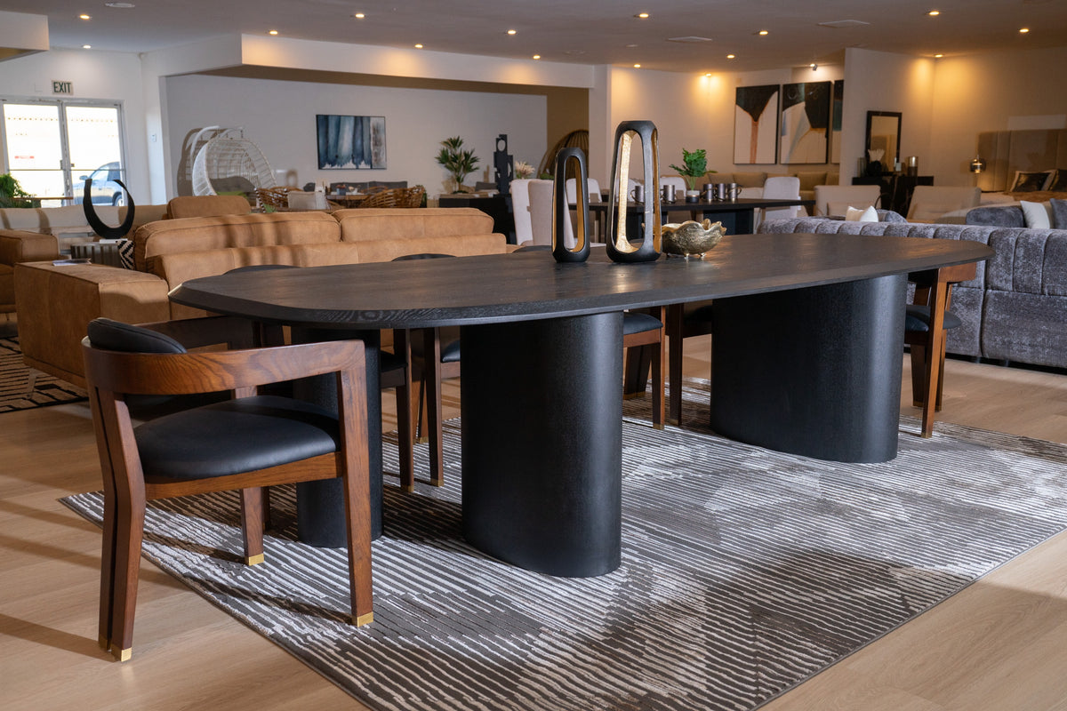Summit - Modern 118" Black Ash Dining Table by VIG Furniture - View 7