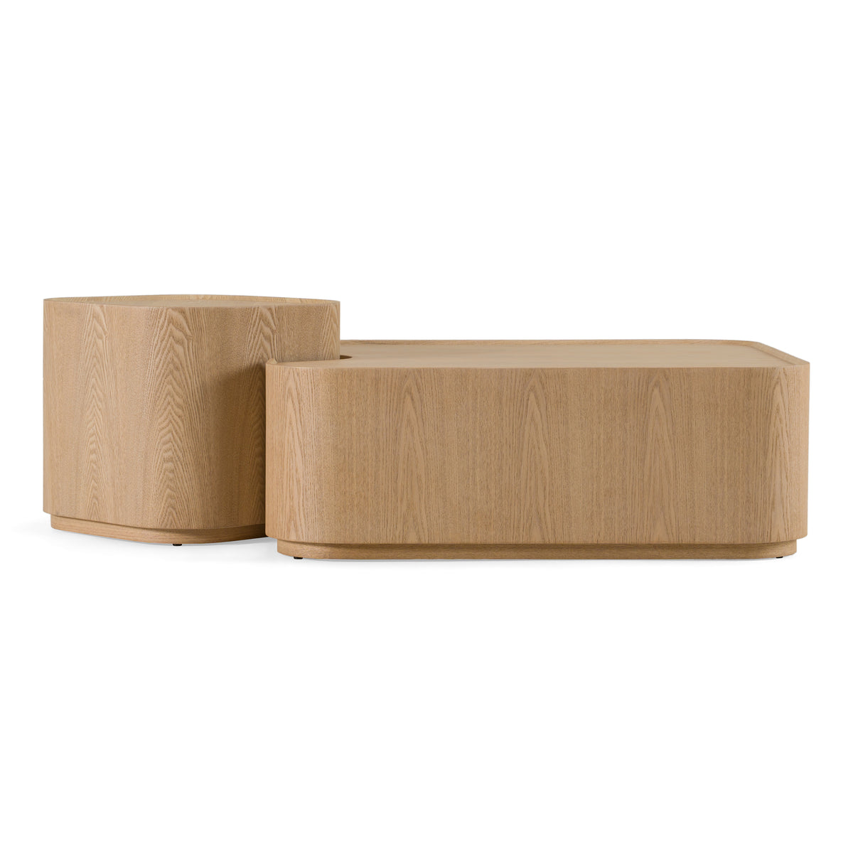 Quillen - Modern Natural Ash Nesting Coffee Table Set by VIG Furniture - View 1
