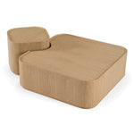 Quillen - Modern Natural Ash Nesting Coffee Table Set by VIG Furniture - View 2