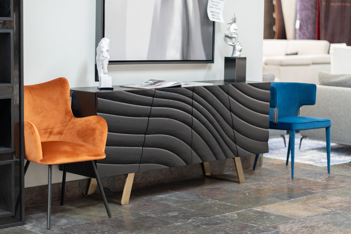 Finley Mid-Century Black & Gold Buffet by VIG Furniture - View 3