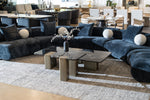 Quest - Modern Black Rose Marble + Antique Brass Coffee Table by VIG Furniture - View 6