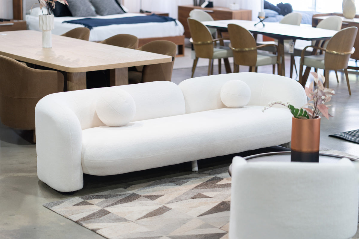 Khan Modern 4-Seater Off White Fabric Sofa by VIG Furniture - View 5