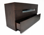Ceres - Contemporary Brown Oak and Grey Dresser w/ LED Light by VIG Furniture - View 2