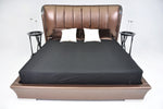 Temptation Caesar Italian Classical Design Leather Platform King Bed by VIG Furniture - View 4