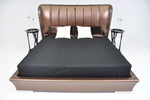 Queen Temptation Caesar Italian Classical Design Leather Platform King Bed