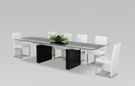 Lisbon Modern Glas Extendable Dining Table by VIG Furniture - View 6
