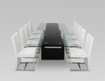 Lisbon Modern Glas Extendable Dining Table by VIG Furniture - View 7