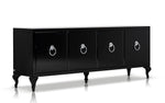 Bellagio Transitional Black Crocodile Lacquer Buffet by VIG Furniture - View 3