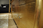Imperial Transitional Gold Crocodile Dining Table by VIG Furniture - View 4
