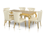 Imperial Transitional Gold Crocodile Dining Table by VIG Furniture - View 8