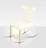 Beatrice White Leather Dining Chair by VIG Furniture - View 2