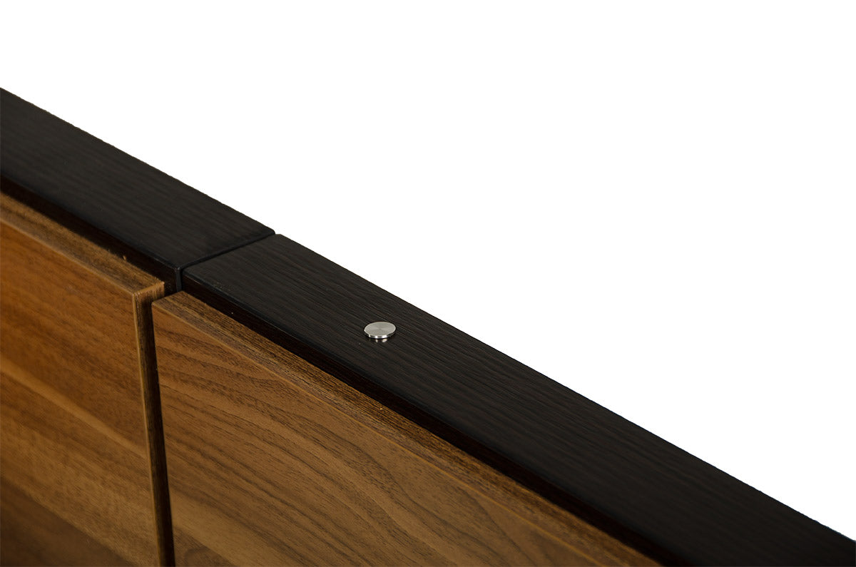 Rondo Mid-Century Platform Bed w/ Nightstands Storage And Lights by VIG Furniture - View 12