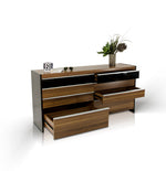 Rondo Mid-Century Platform Bed w/ Nightstands Storage And Lights by VIG Furniture - View 11