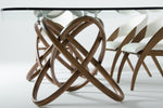 Mason Modern Glass & Walnut Dining Table by VIG Furniture - View 2