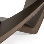 Dunster - Contemporary Beige Ceramic + Metallic Grey Extendable Dining Table by VIG Furniture - View 6