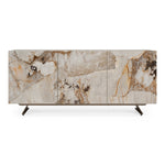 Dunster - Contemporary Beige Ceramic + Metallic Grey Buffet by VIG Furniture - View 1