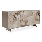 Dunster - Contemporary Beige Ceramic + Metallic Grey Buffet by VIG Furniture - View 4