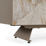 Dunster - Contemporary Beige Ceramic + Metallic Grey Buffet by VIG Furniture - View 9