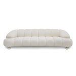 Duran - Contemporary White Fabric 4-Seater Sofa by VIG Furniture - View 1