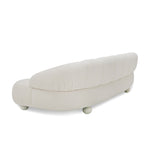 Duran - Contemporary White Fabric 4-Seater Sofa by VIG Furniture - View 2