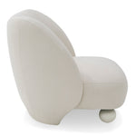 Duran - Contemporary White Fabric Accent Chair by VIG Furniture - View 5