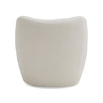 Duran - Contemporary White Fabric Accent Chair by VIG Furniture - View 3