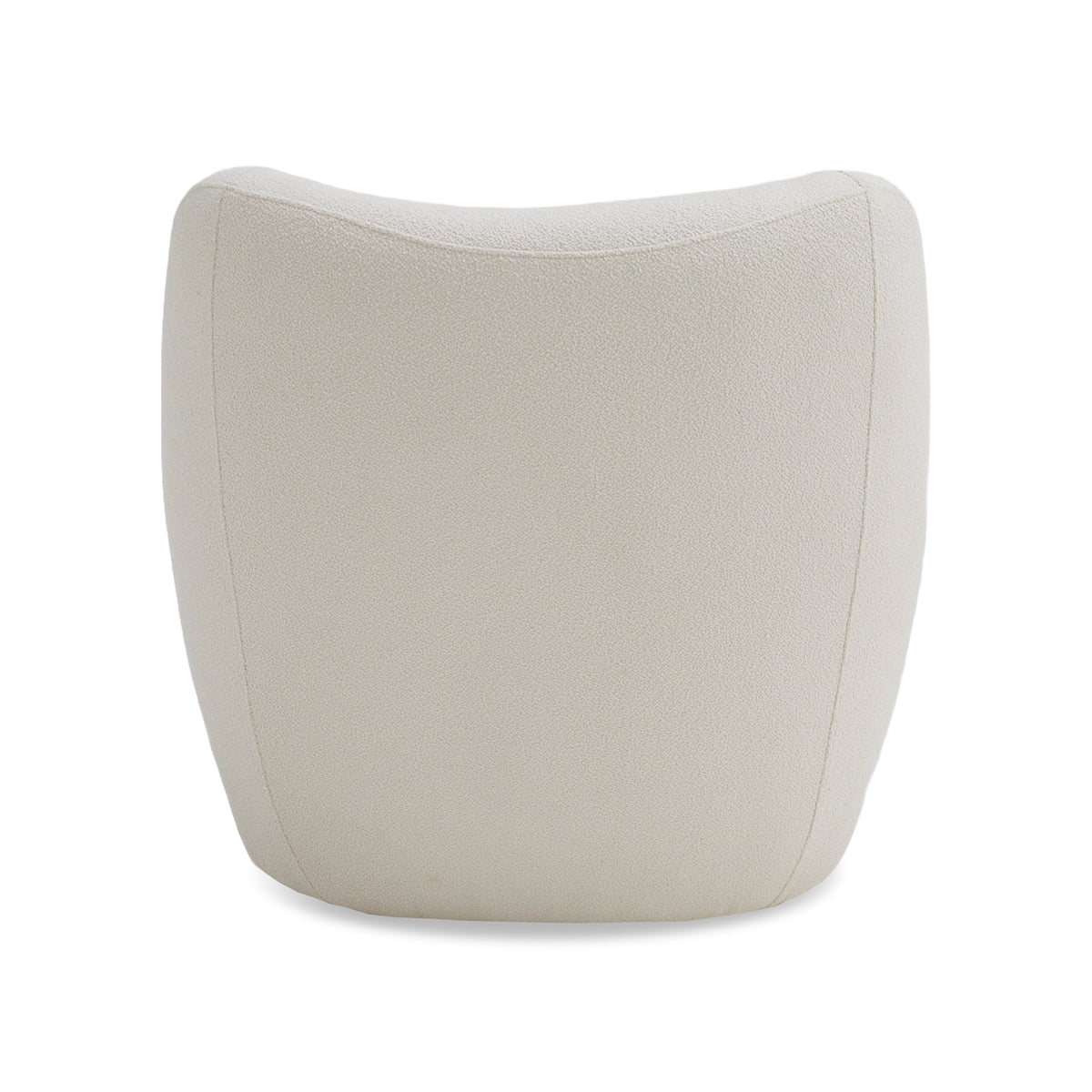 Duran - Contemporary White Fabric Accent Chair by VIG Furniture - View 3