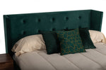 Durango Modern Green Fabric & Walnut Bed by VIG Furniture - View 3