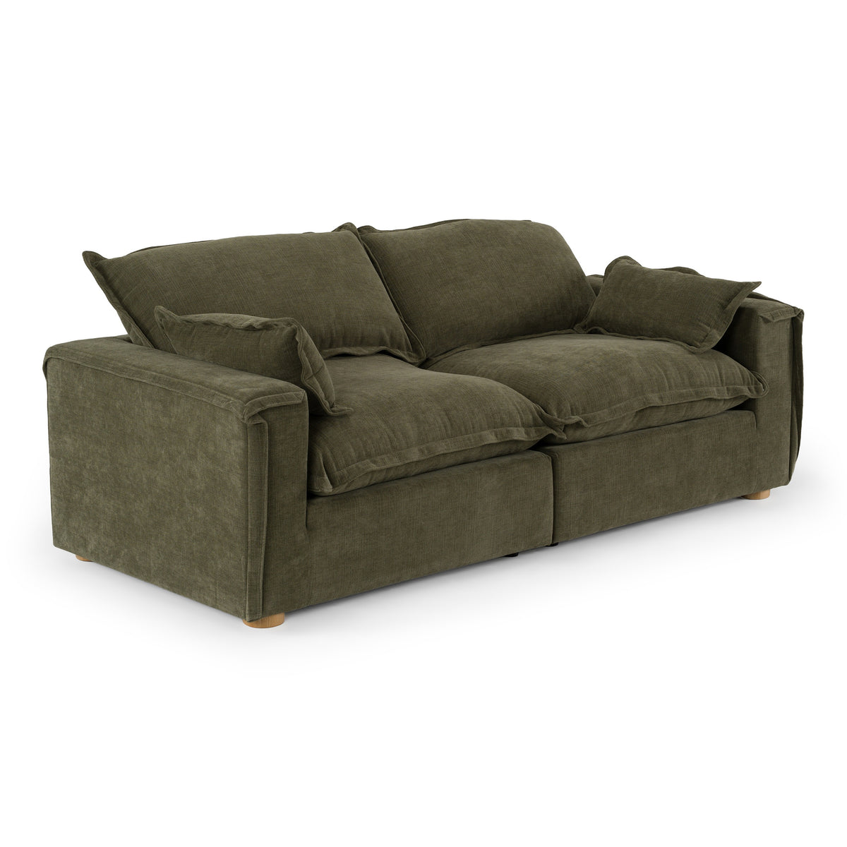 Durbin - Modern Green Fabric Sofa by VIG Furniture - View 3