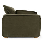 Durbin - Modern Green Fabric Loveseat by VIG Furniture - View 4