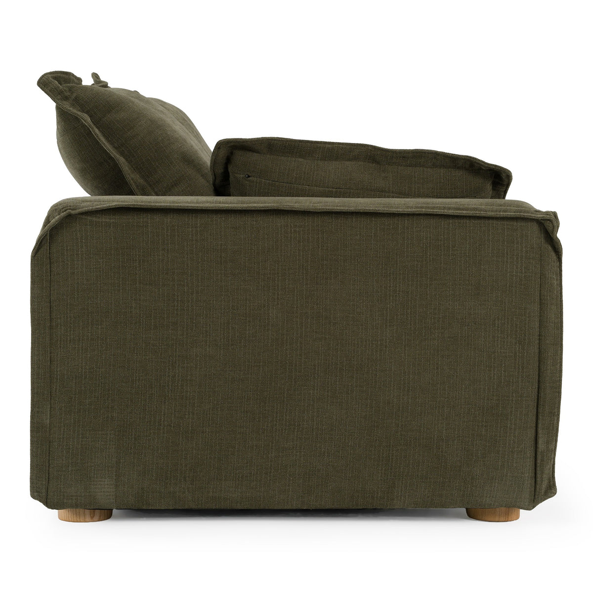 Durbin - Modern Green Fabric Loveseat by VIG Furniture - View 4