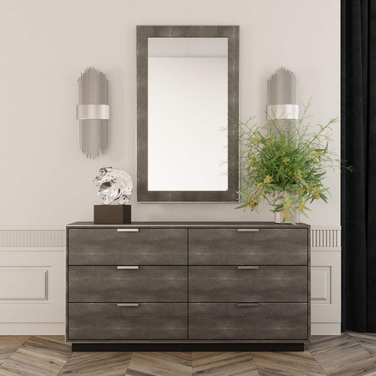 Dynasty - Modern Shagreen Dresser by VIG Furniture - View 4