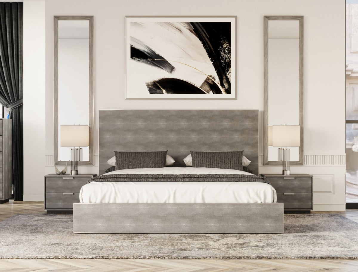 Dynasty - Modern Shagreen Queen Bed by VIG Furniture - View 1